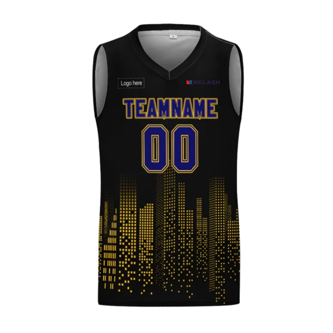 Custom Basketball jersey light weight breathable fabric