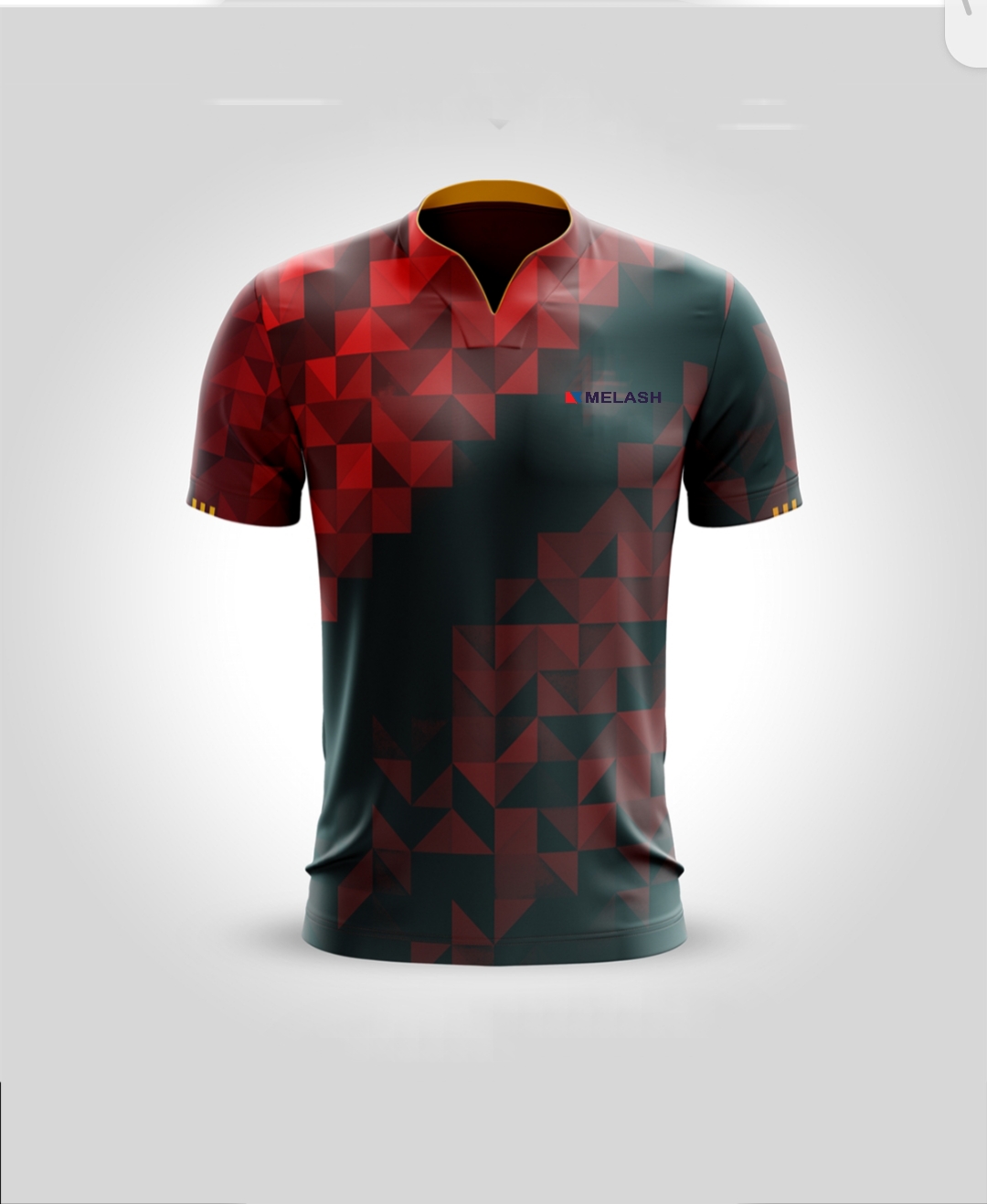 Red Black Custom Print High Quality Soccer Jersey
