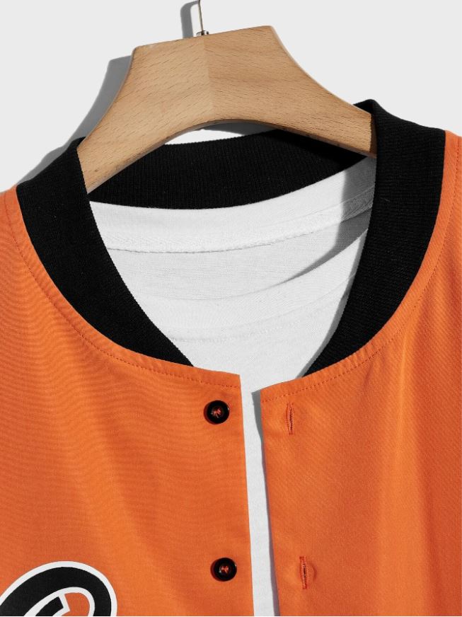 Fully customizable graphic Print Baseball Jersey - Image 3