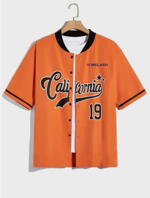 Fully customizable graphic Print Baseball Jersey Home
