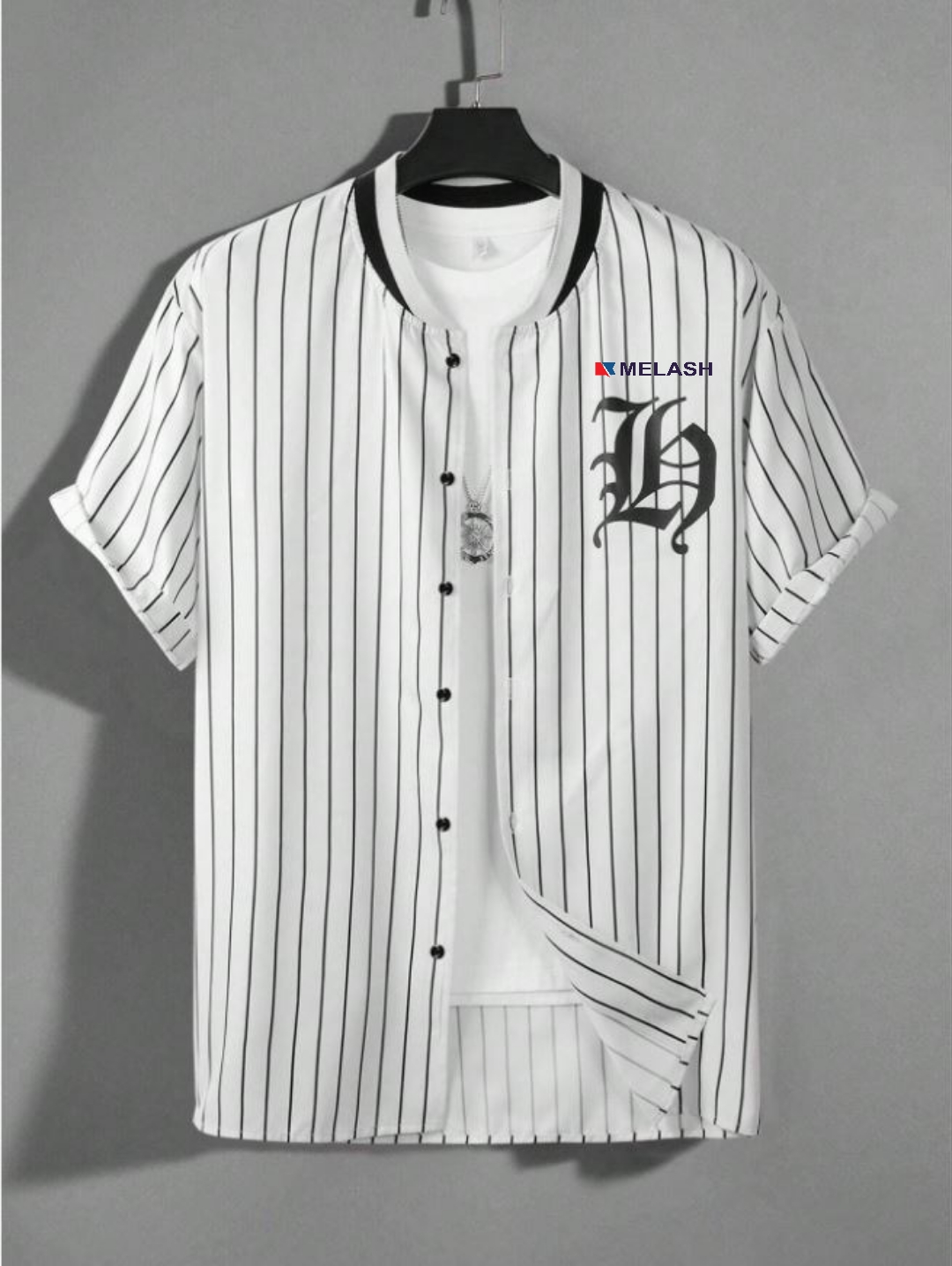 Fully Customizable Baseball Jersey lined Pattern