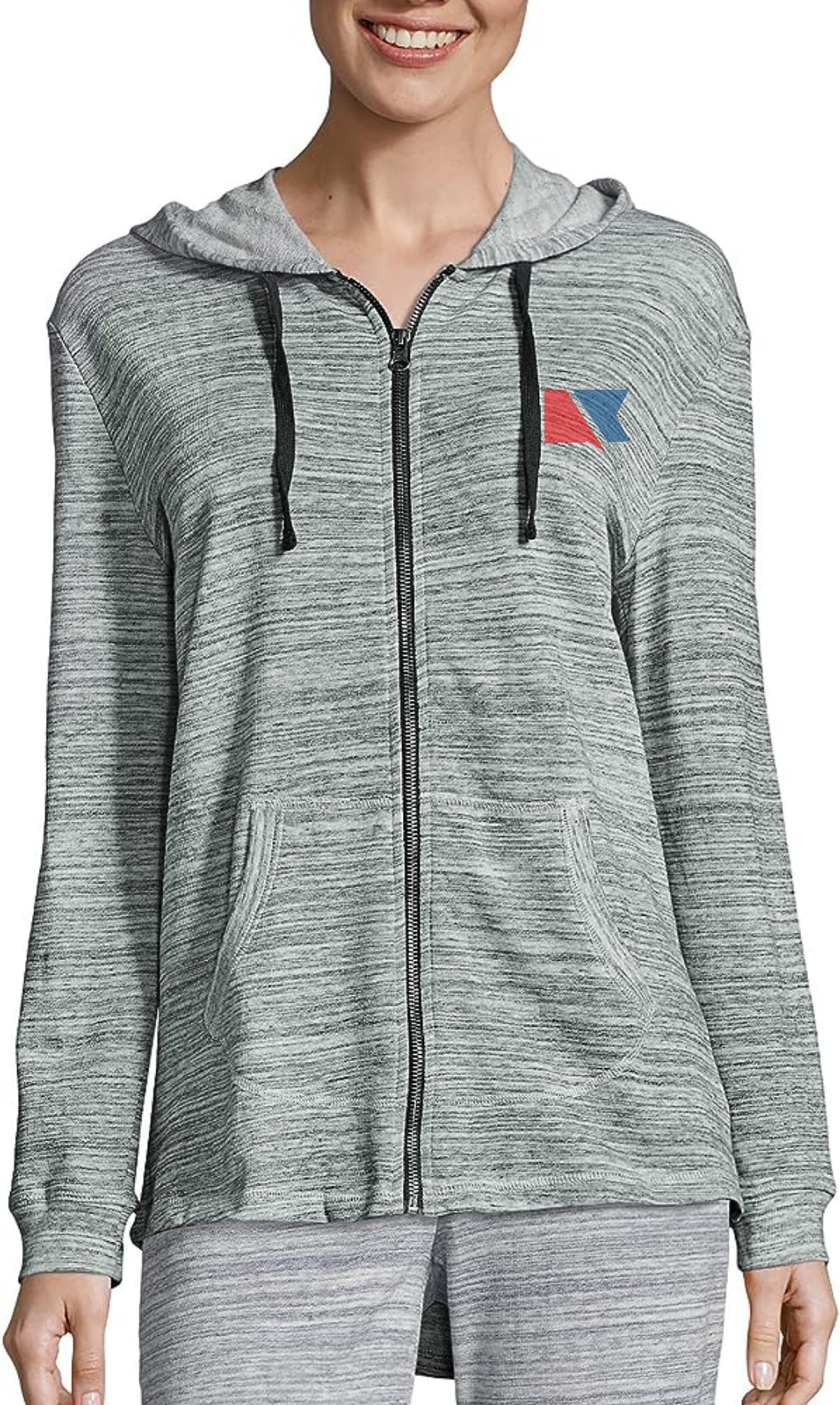 Women's Sweatshirt, French Terry Full-Zip Hoodie