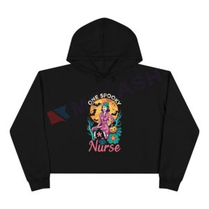 Spooky Nurse Crop Hoodie