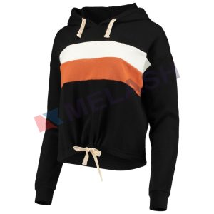 Custom Women High Quality panel hoodie