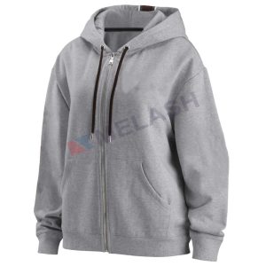 Custom logo Women High Quality panel hoodie