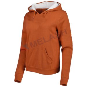 Women's High Quality orange custom hoodie