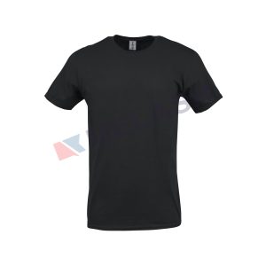 Simple plain black custom design T shirt