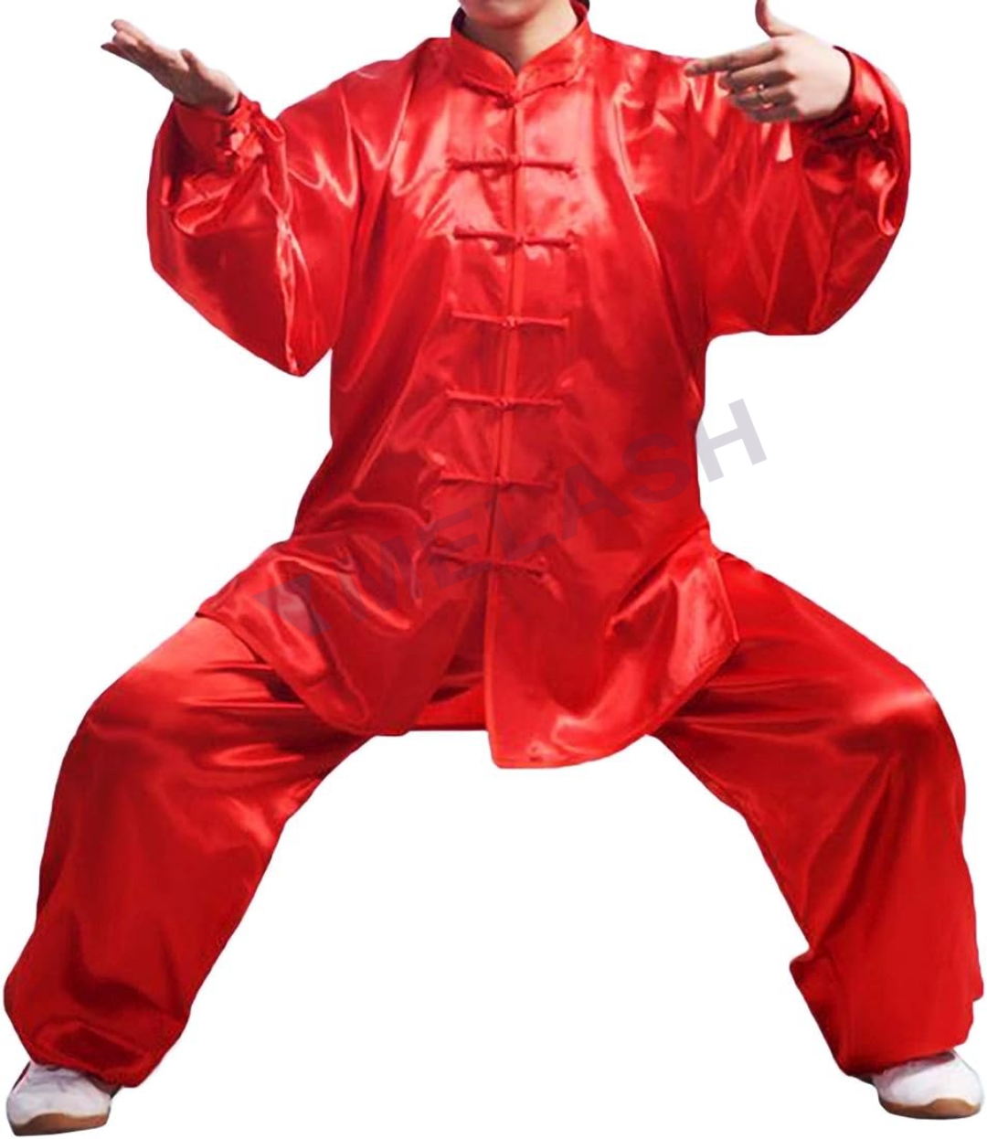 Custom red Kung Fu Gi
