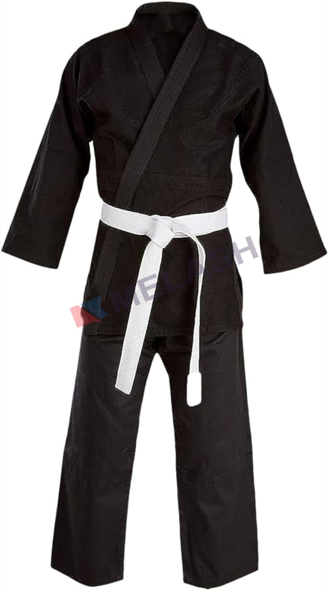 Custom Sports Black Karate Uniform for Kids & Adults