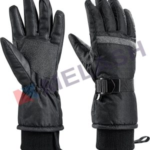 Hiking Snow Ski Gloves Mens Womens Waterproof & Windproof Touchscreen Gloves for Cold Weather Running Cycling Snowboarding Driving Outdoor Work