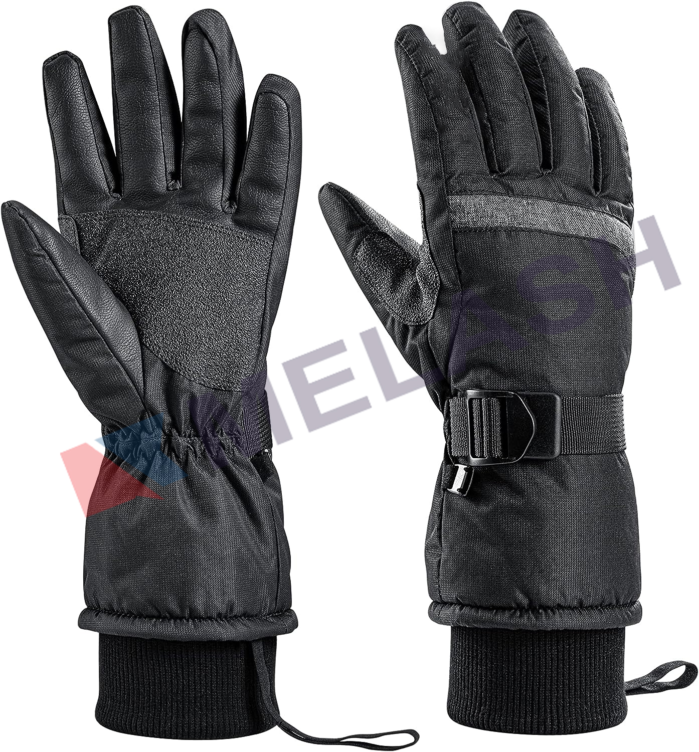 Hiking Snow Ski Gloves Mens Womens Waterproof & Windproof Touchscreen Gloves for Cold Weather Running Cycling Snowboarding Driving Outdoor Work