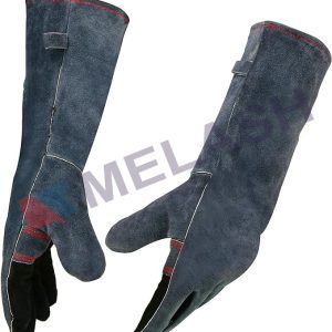 Welding Gloves 16 Inches 932℉ Heat/Fire Resistant,Leather Gloves for Arc Tig  Welding/Cutting/Wood/Stove/Oven Fireplace/BBQ/Animal Handling Gloves