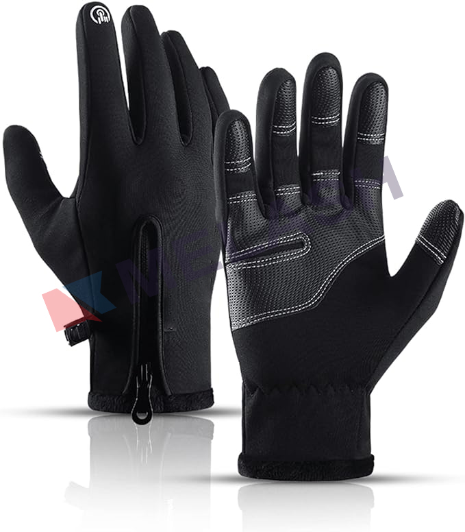 Hiking Warm Gloves Men Women Touch Screen Waterproof Windproof Non-Slip Grips