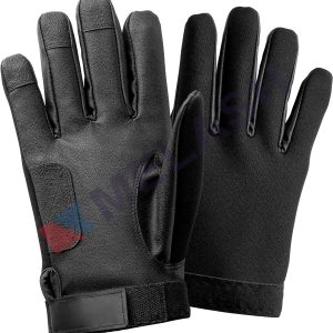 Thinsulate Durable Gloves, Abrasion Resistant Tactical Gloves - First Responder/Police Gloves, Synthetic Leather - Black, S-XXL