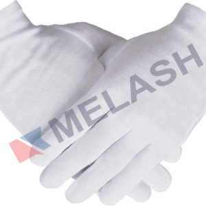 100% Cotton Gloves, 6 Pairs White Cotton Gloves for Women Dry Hands Eczema Serving - Archival Coin Jewelry Inspection Gloves