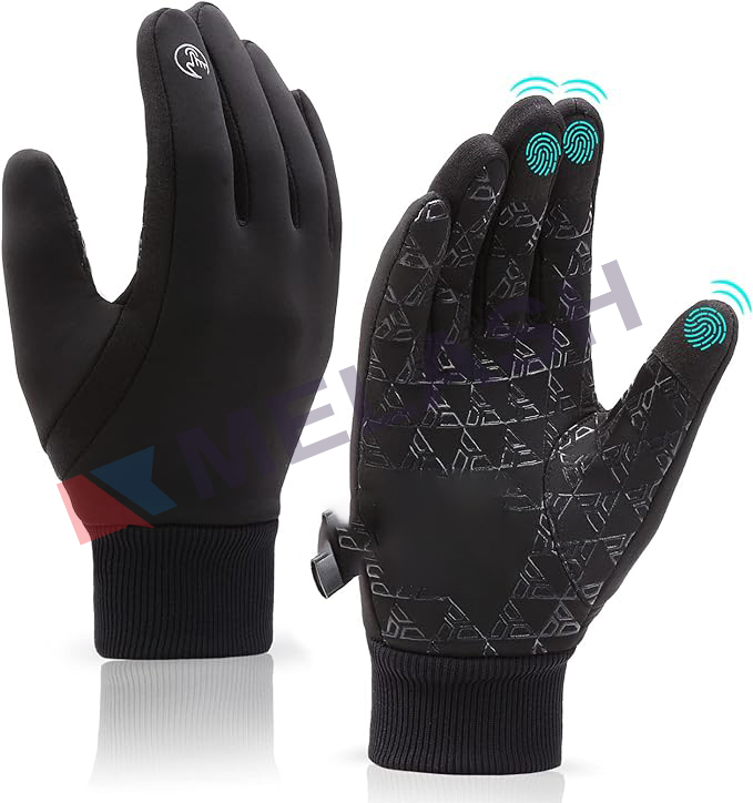 Winter Gloves Men Women Touch Screen Glove Anti-Slip Windproof Waterproof Texting Gloves for Running Cycling