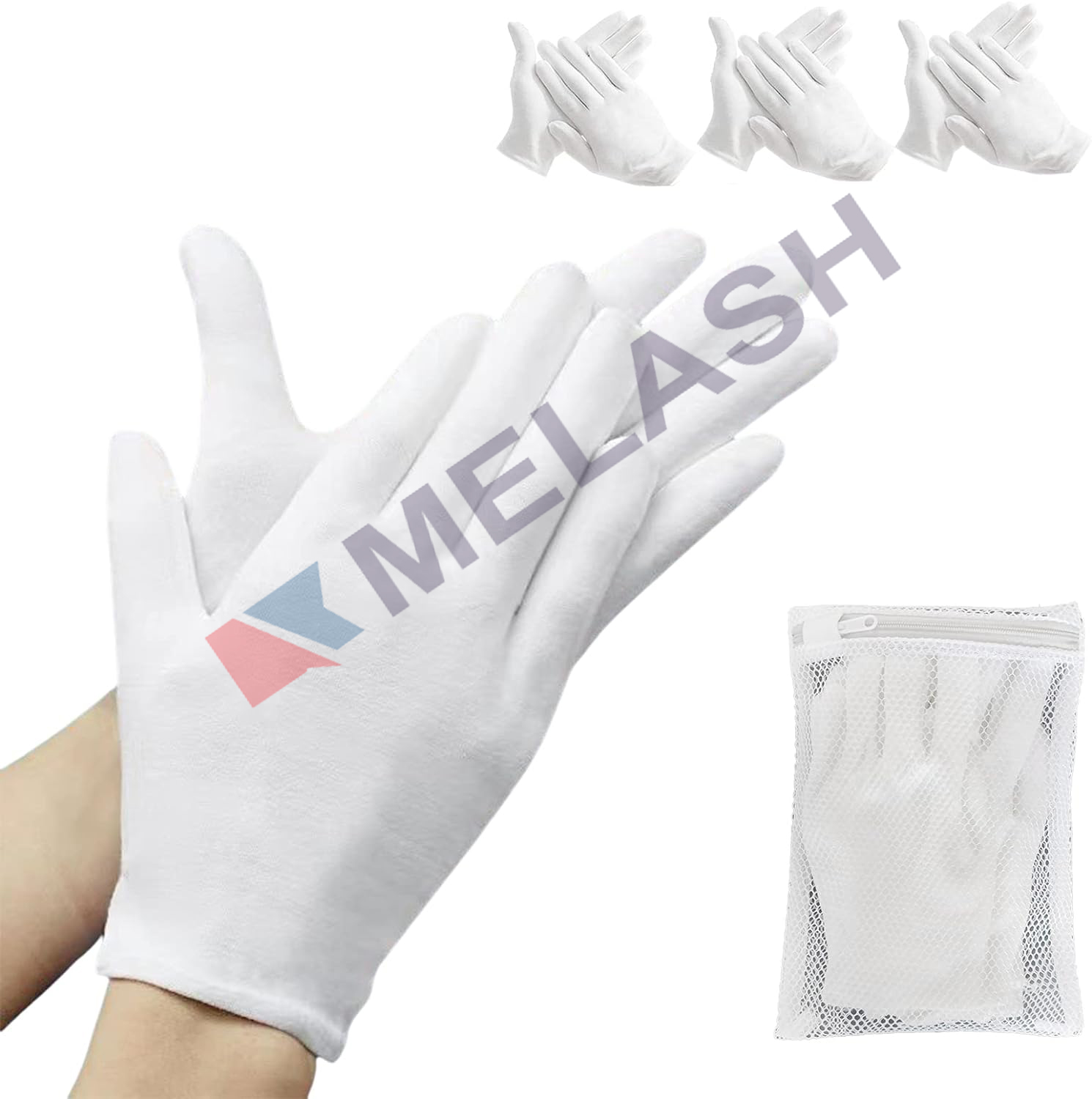 Cotton Gloves,White moisturizing Gloves, Cotton