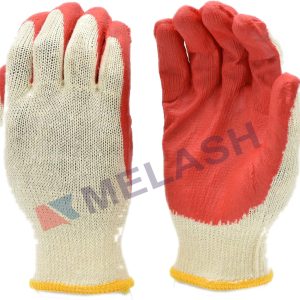 String Knit Palm, Latex Dipped Nitrile Coated Work Gloves