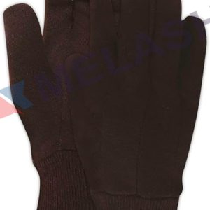 JerseyMaster Cotton Jersey Glove with Clute Pattern, Work, Men Size, Brown