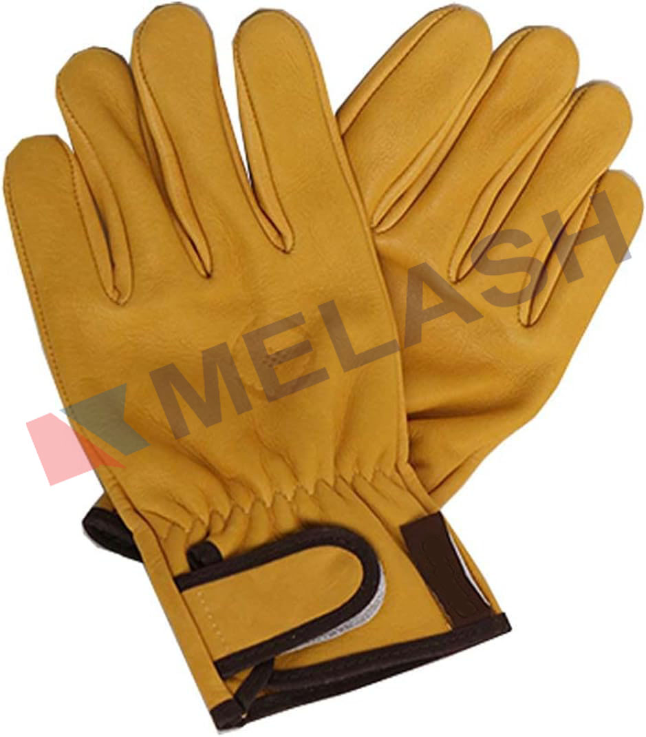 Leather Work Gloves for Men & Women,Cowhide Working gloves