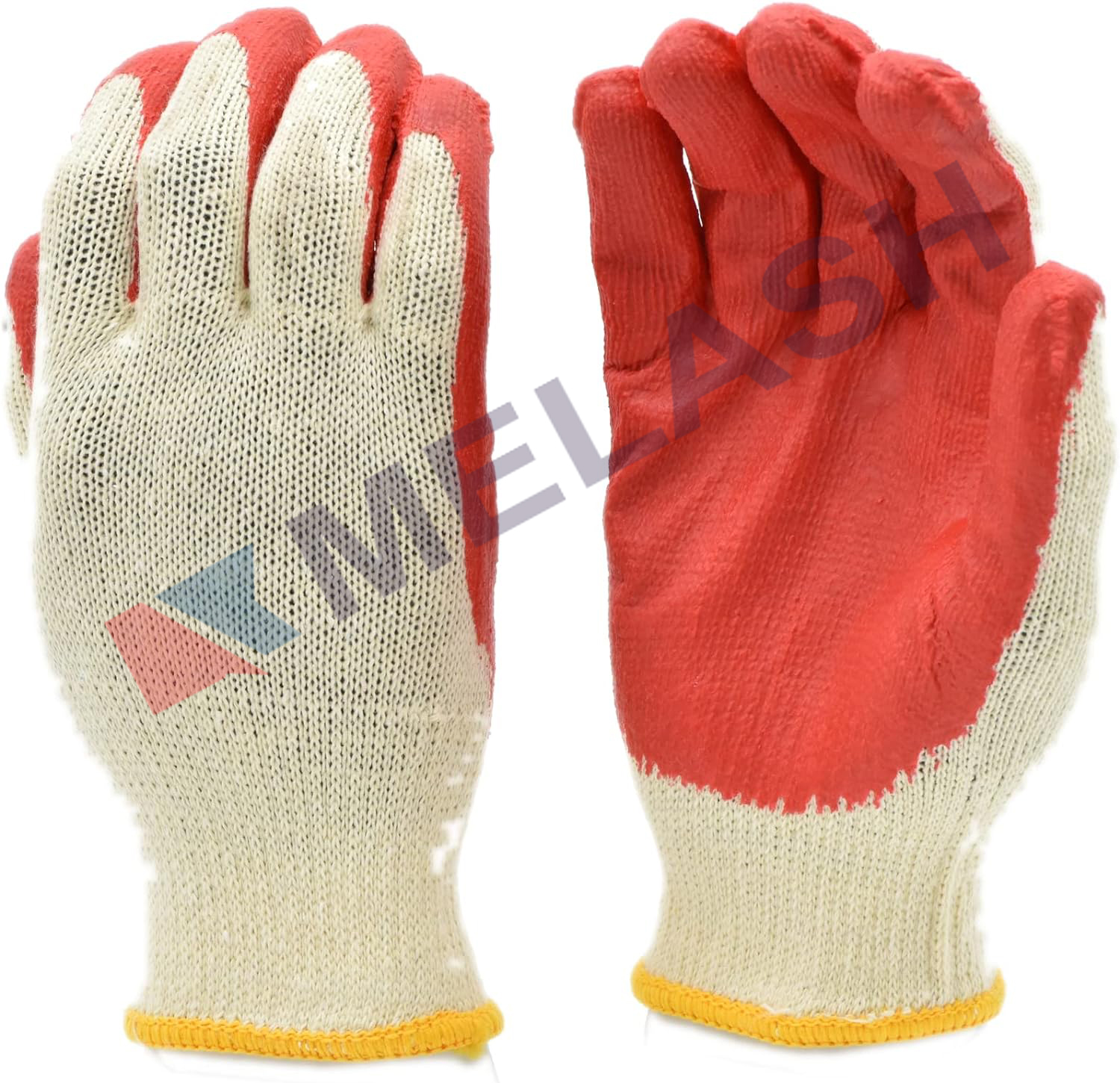 Products Gloves 3106-300 Economical String Knit Latex Dipped Palm Gloves, Nitrile Coated Work Gloves