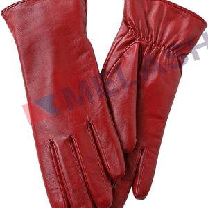 Winter Leather Gloves for Women, Cashmere Lined Touchscreen Gloves for Texting, Premium Soft Sheepskin Warm Glove