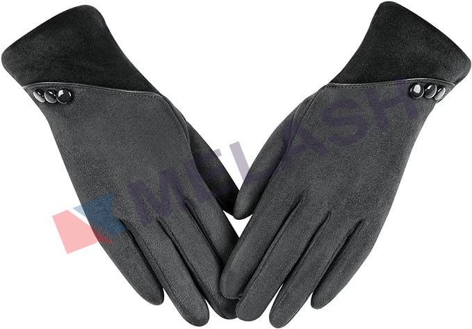 Winter Warm Gloves With Sensitive Touch Screen Texting Fingers, Fleece Lined Windproof Gloves