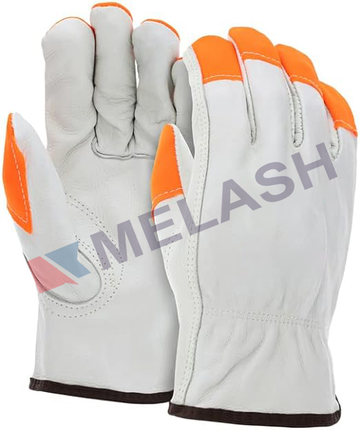 Economical Heavy Duty Durable Cowhigh Leather Work Gloves