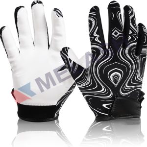 Football Gloves,Silicone Sports Receiver Glove,Super Tacky Grip Receiver Football Gloves for Youth & Kids