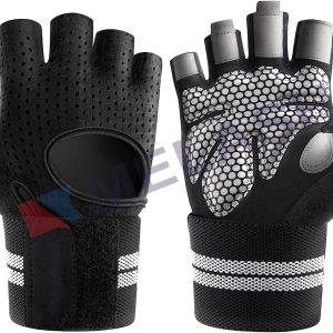 Workout Gloves Men and Women Weight Lifting Gloves with Wrist Wraps Support for Gym Training, Full Palm Protection for Fitness, Weightlifting, Exercise, Hanging, Pull ups