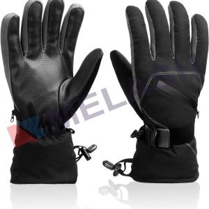 Snowboard Gloves, Waterproof Winter Warm Gloves, Cold Weather Touchscreen Snow Gloves for Mens, Womens, Kids Skiing,Snowboarding