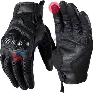 Motorcycle Tactical Gloves for Men-Upgraded Touch Screen Anti-Slip Palm Pads-Rubber Guard Protective